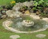 Teichanlage/ Wasserfall/ Insel Geniusstone Granit